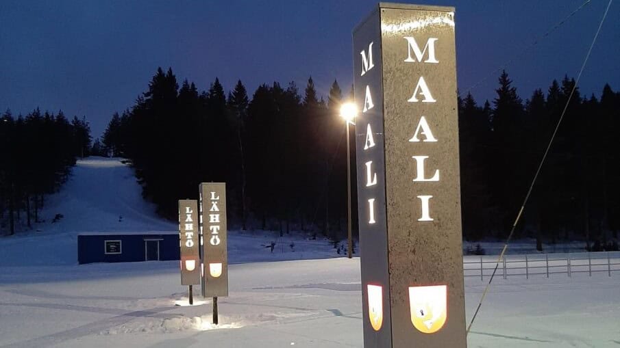 Kallin hiihtostadion maalialue