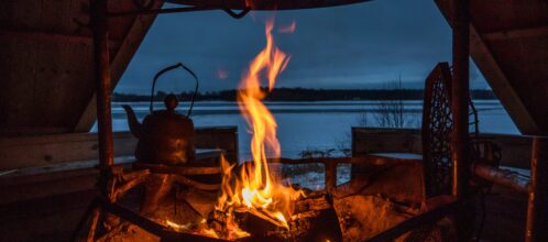 Valmarinniemen laavu, Keminmmaa, Kemijoki