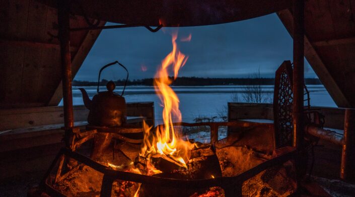 Valmarinniemen laavu, Keminmmaa, Kemijoki