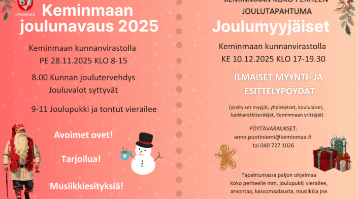 Keminmaan joulunavaus 2025