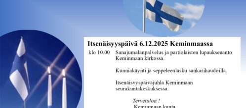 Itsenäisyyspäivä Keminmaassa 6.12.2025